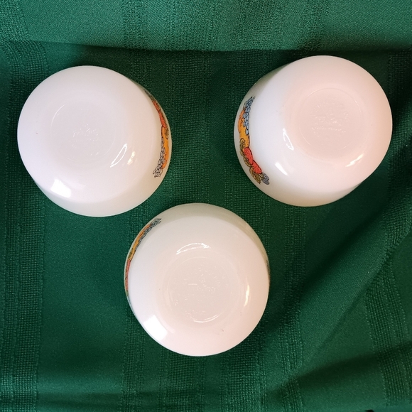 Vintage Fire King Anchor Hocking Set of 3 Ramekin Cups - Picture 3 of 4